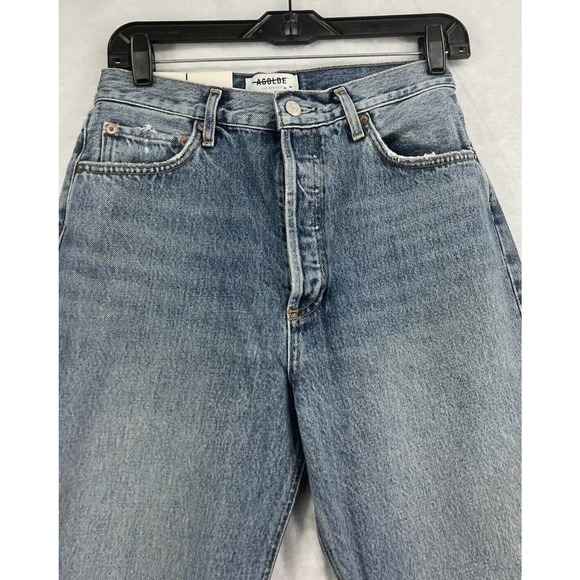 Agolde 90s Pinch Waist High Rise Jeans Size 28 Backdrop - Picture 3 of 8